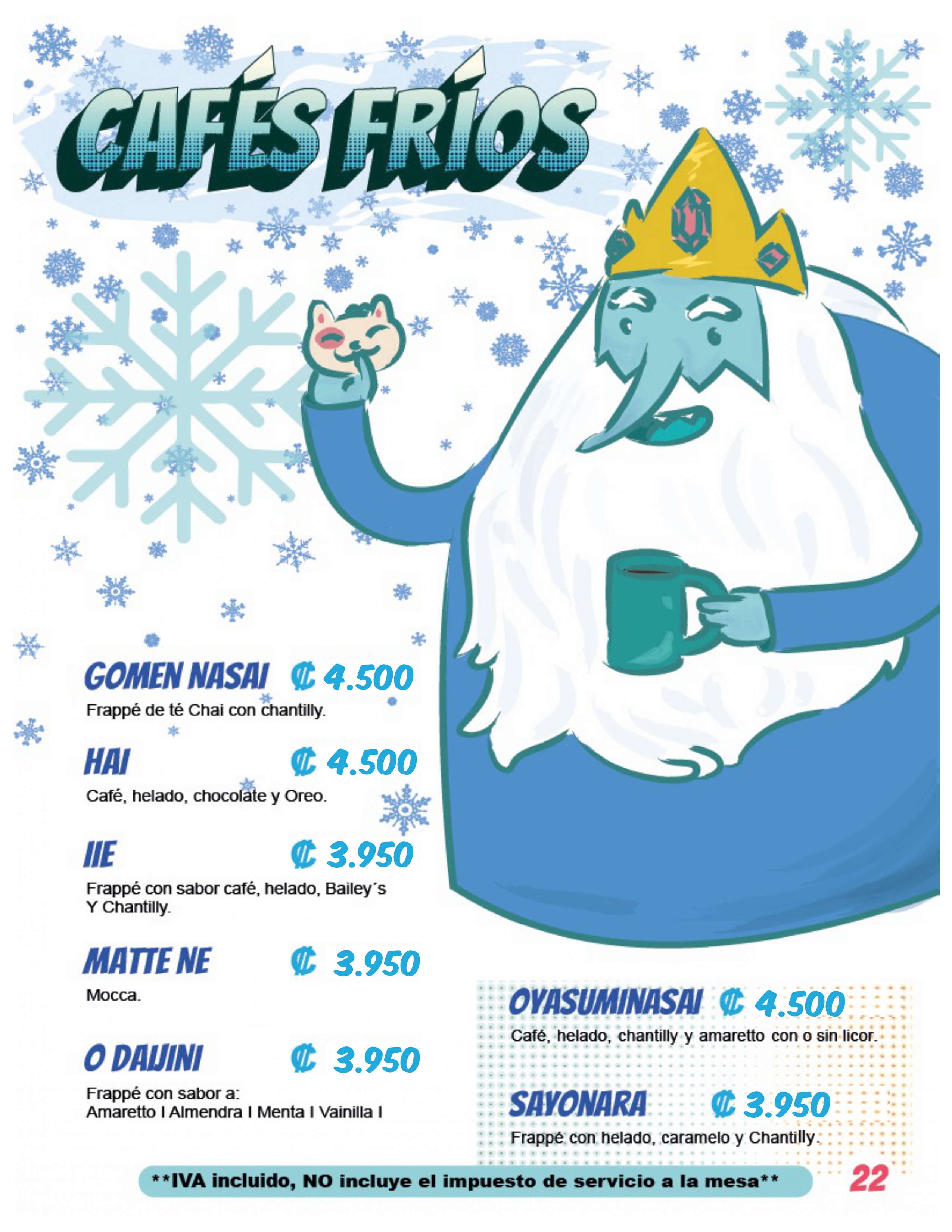 Menu page 21