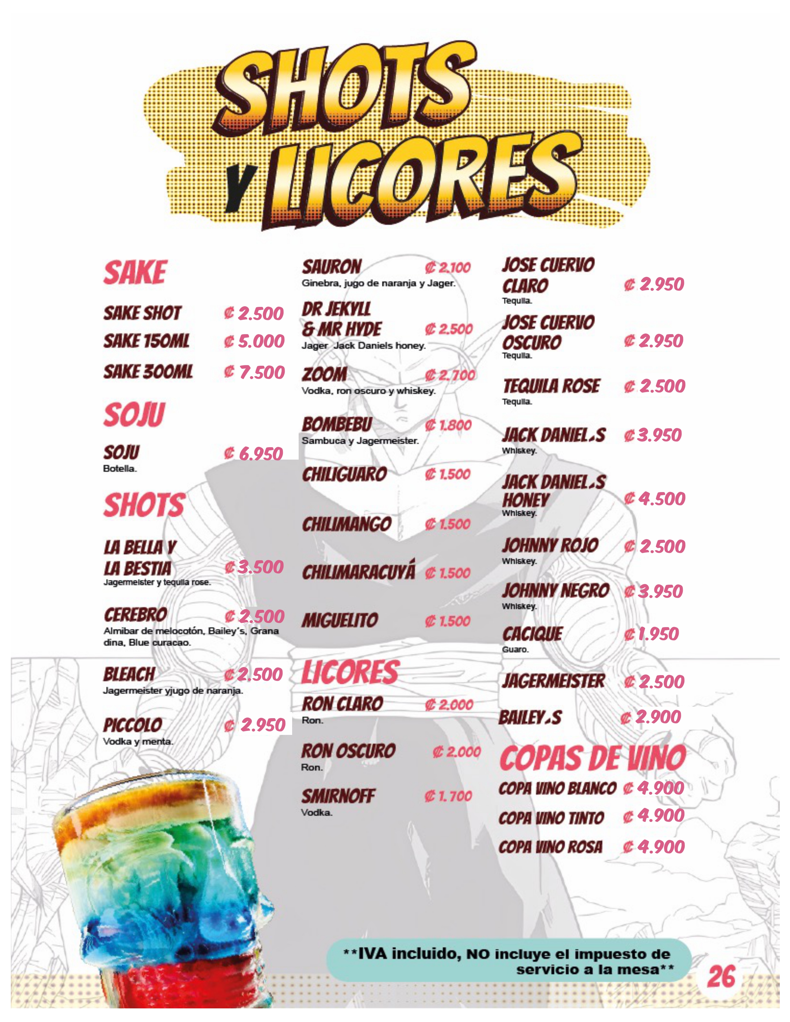 Menu page 25