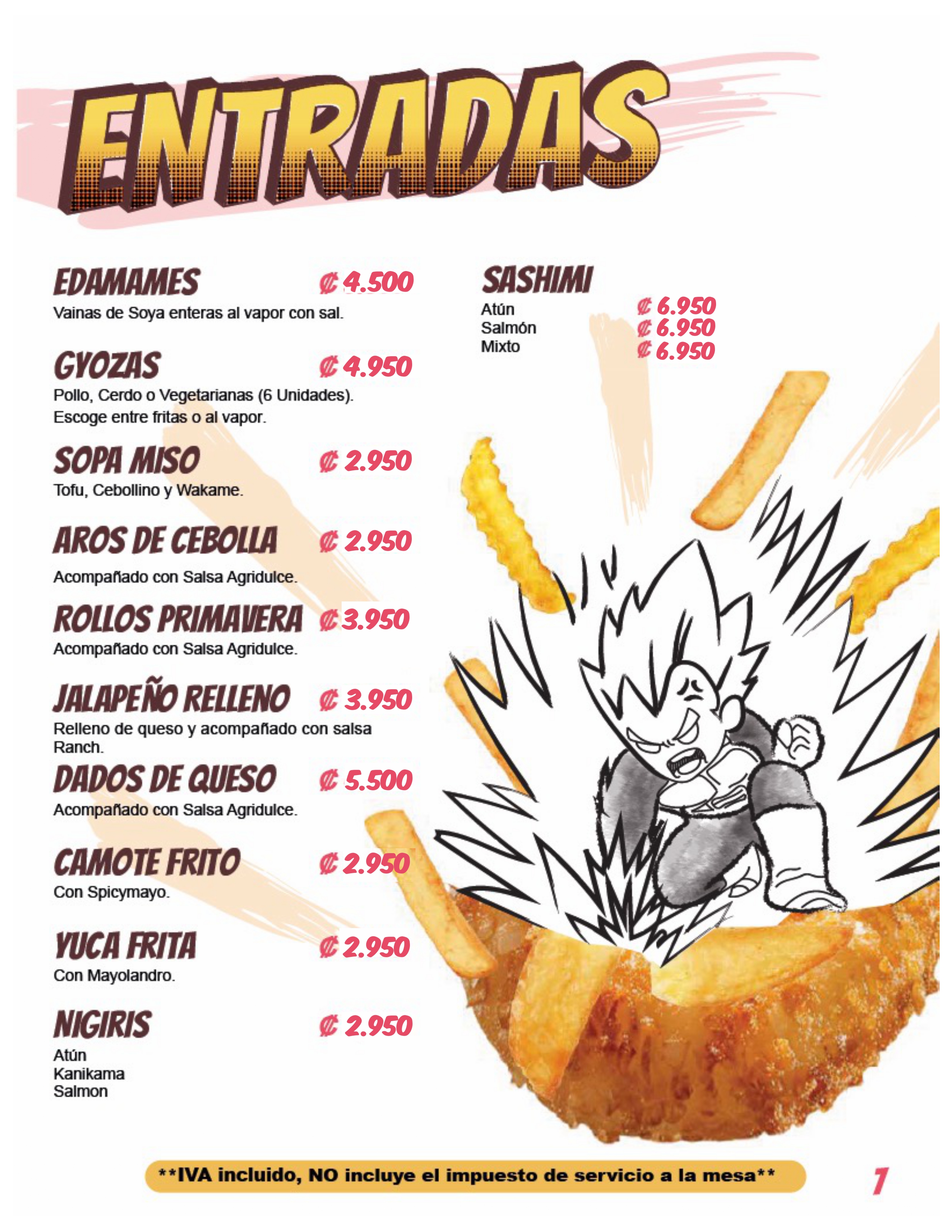 Menu page 7